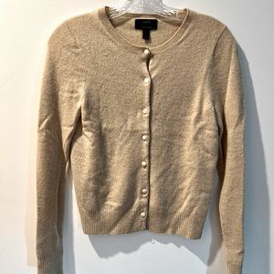 TWO Italian Cashmere J Crew Classic Cardigans in size Small - Org. $198 each